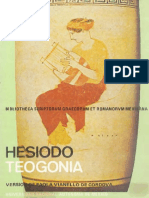 Teogonía Ed.bilingue - Hesíodo