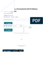 Planteamiento y Formulación Del Problema de Investigación - PDF - Los Bosques - Entorno Natural