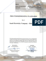 Pre-Commissioning Standards - Sec-Distribution Rev00