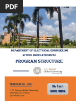 M.tech Mechatronics Syllabus