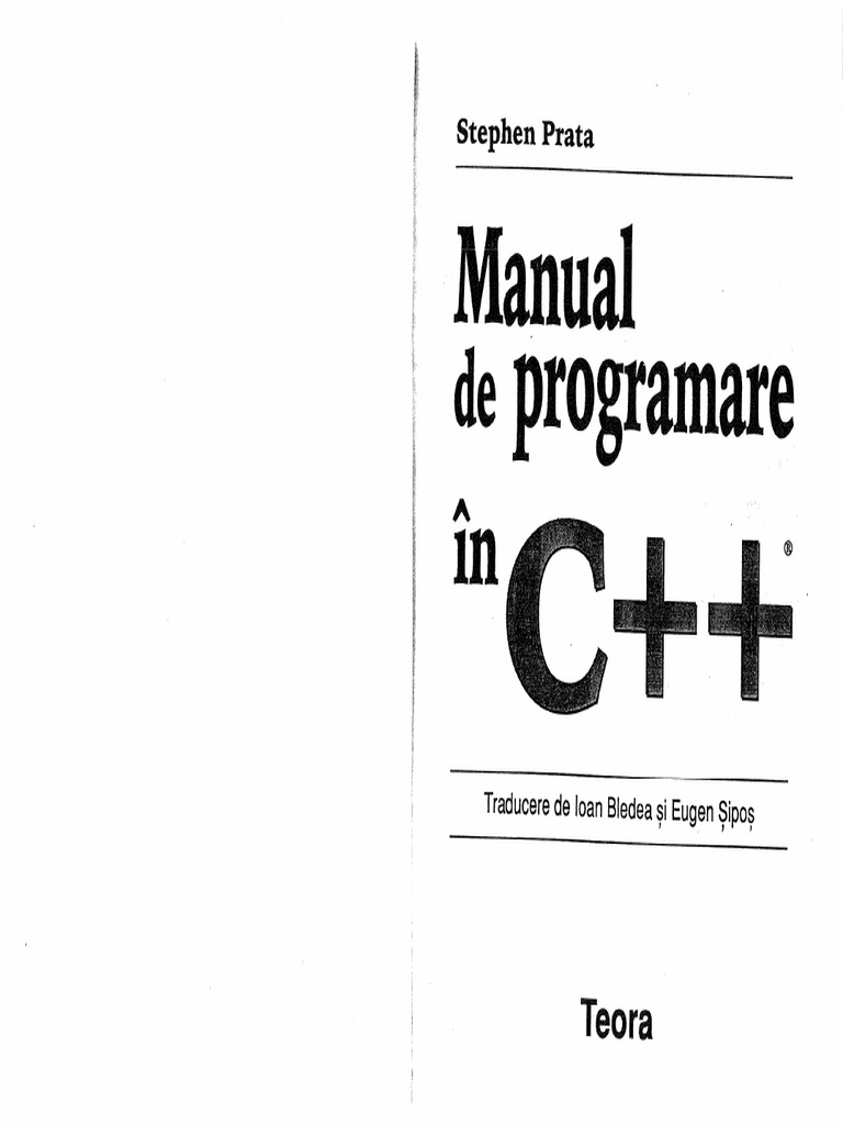 Manual de Programare in C | PDF