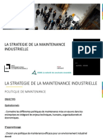 Stratégie MI - Politique de Maintenance J1V0