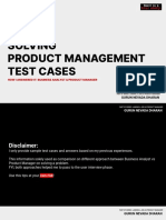 Solving PM Test Cases