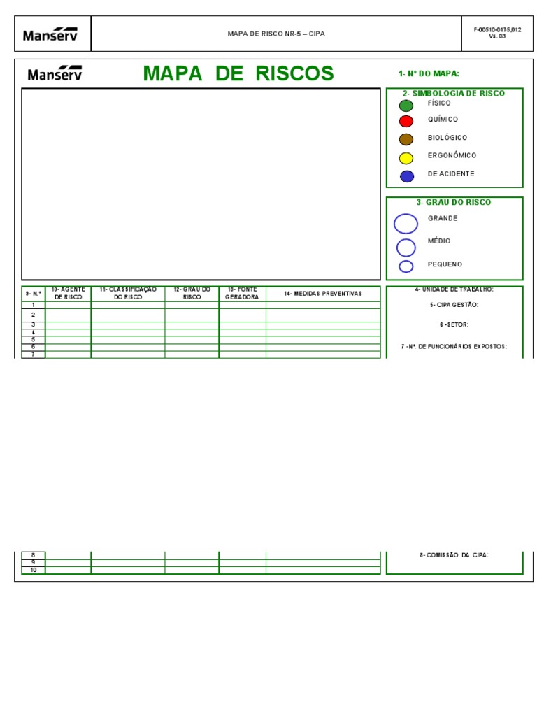 F-00510-0175.012 - Mapa de Riscos | PDF