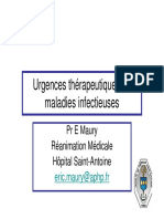 Urg Thérap en Maladies Infectieuses - E. Maury