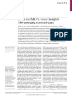 Sars and Mers Recent Insight