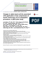 Changes in Alpha Band Activity Associate