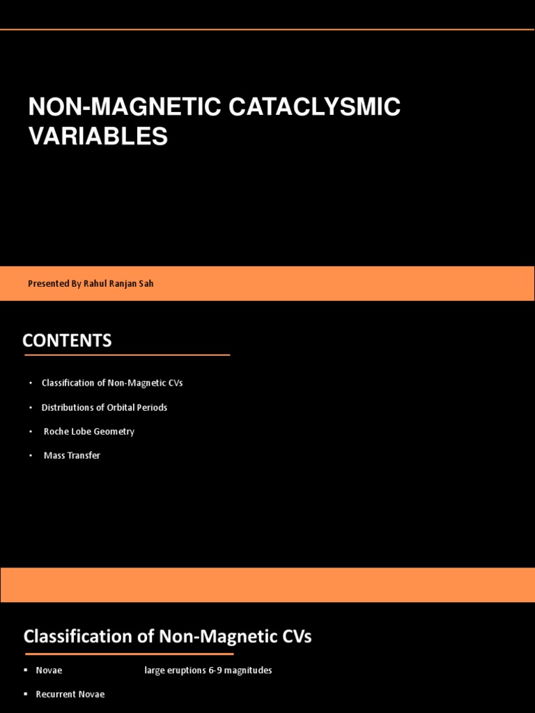 Non-Magnetic Cataclysmic Variables Guide | PDF | Social Science | Art