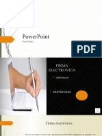 PowerPoint presentacion firma electronica