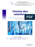 Chimie Des Solutions-MEKKI SOFIANE