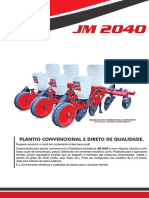 JM 2040 plantadora adubadora de baixo custo para pequenos produtores