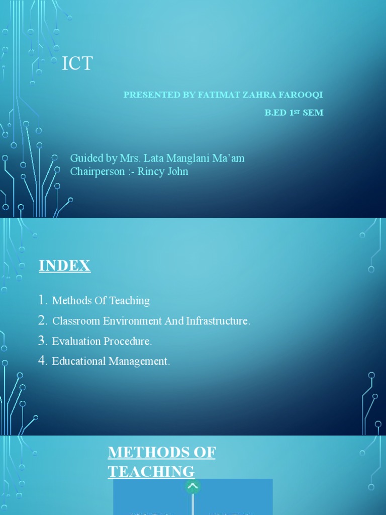 Fatimat Zahra Farooqi B.Ed 1st Sem 2021 ICT Download Free PDF