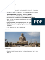 Buddhism - Gautam Buddha (563-483 B.C) - Wbpscupsc