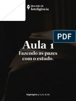 Aula1 - Fazendo As Pazes Com o Estudo