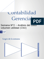 SEMANA - 2 Analisis Costo Volumen Utilidad (CVU)
