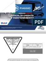 Manual de Garantía y Mantenimiento-Piaggio Apé Xtra X Chasis