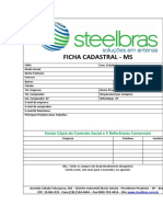 Ficha cadastral de empresa de MS