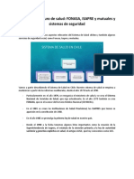 4.1 FONASA, IsAPRE y Mutuales y Sistemas de Seguridad