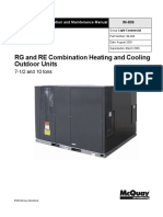 RG and RE Combination Heating and Cooling Outdoor Units