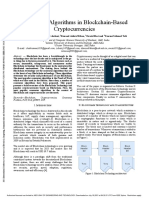 Consensus Algorithms in Blockchain-Based Cryptocurrencies