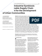 Combining Industrial Symbiosis With Sustainable Supply Chain Management For The Development of Urban Communities