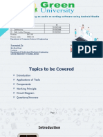 Presentation On Building An Audio Recording Software Using Android Studio
