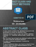 Abstruct Class Abstract Methods Presentation
