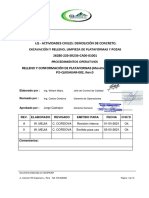 PO-QUISHUAR-002 - Rev 0 - Relleno y Conformación de Plataformas