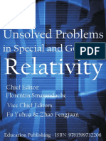 Unsolved Problems in Special and General Relativity