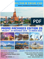 New Promo Packages Thailand (Vanda Tour) Valid Until 01 Nov 2019 - 31 Mar 2020 Edition 25