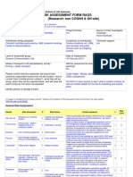 Risk Assessment Form Rags