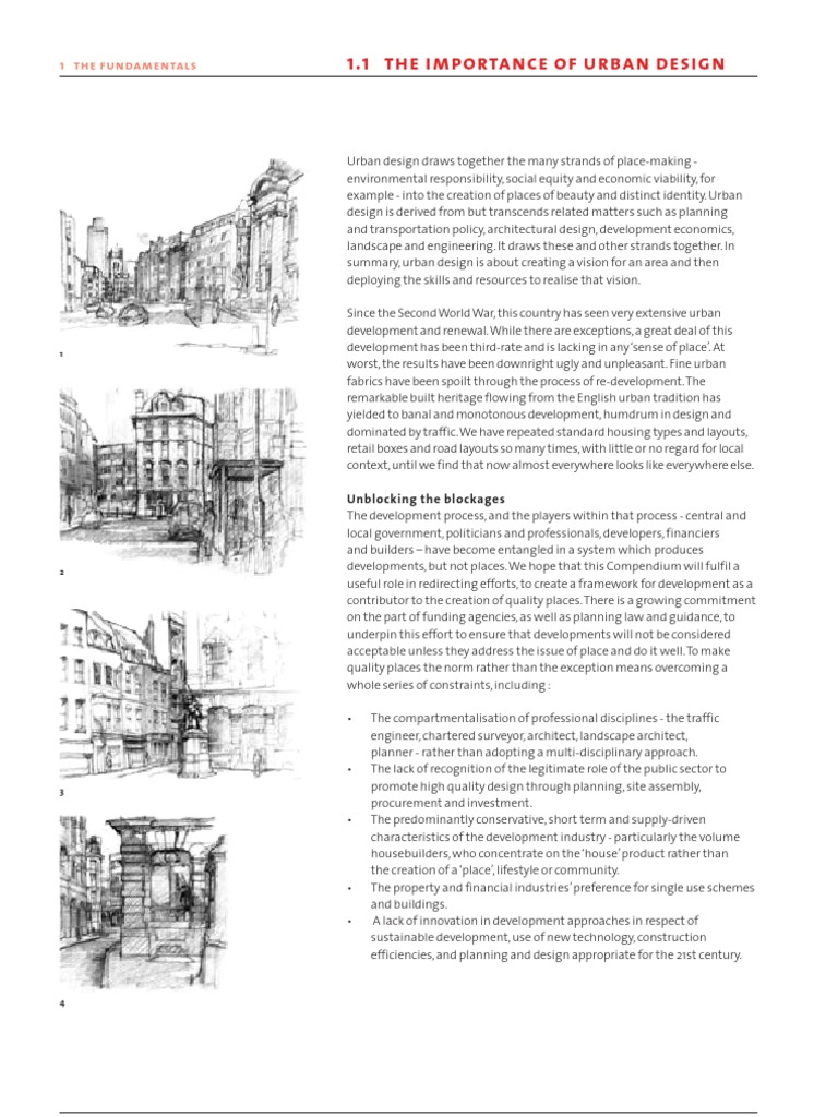 Importance of Urban Design Explained | PDF | Urban Design | Development ...