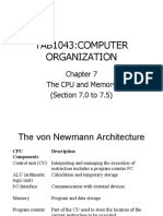 Chapter 7 The CPU and Memory