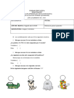 Instrumento de Evaluacion Lengua y Literatura