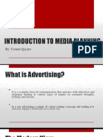 Introduction To Media Planning: By: Usman Qayam