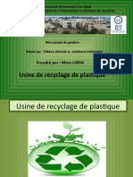Usine de Recyclage de Plastique