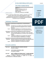 CV Profecional de Joel Muñoz