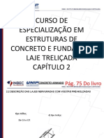 Cálculo de cisalhamento e flechas em lajes nervuradas pré-moldadas