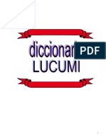 Diccionario Lucumi