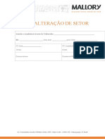 018 - Alteração de Setor - Atualizado 2021