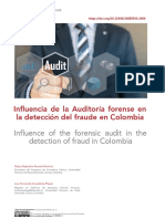 Influence of The Forensic Audit in The Detection of Fraud in Colombia