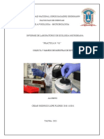 Muestreo de suelos para análisis microbiológicos