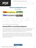 Shorted FETs in Hoverboard Repaired