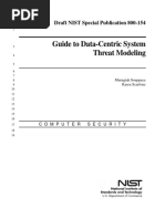 Guide To Data-Centric System Threat Modeling: Draft NIST Special Publication 800-154