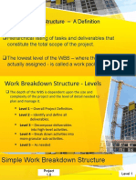 Work Breakdown Structure - A Definition