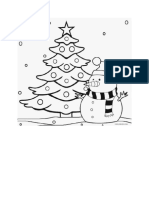 Pohon Natal Snowman