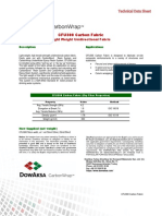 DowAksa CFU300 Carbon Fabric - Technical Data Sheet - 2021 January