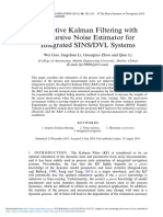 Gao Et Al - Adaptive Kalman Filtering With Recursive Noise Estimator ForIntegrated SINSDVL Systems