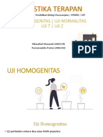 MATERI 6 PASCA UTS Homogenitas, Normalitas, T. Z