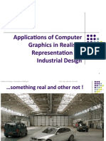 Applications of Computer Graphics in Realistic Representation For Industrial Design